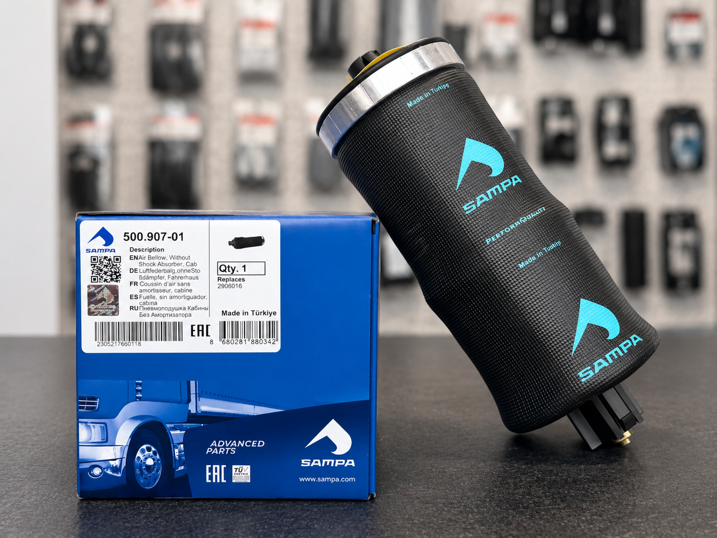 Velvac 3-in-1 air and electrical cable kits for trucks and trailers.