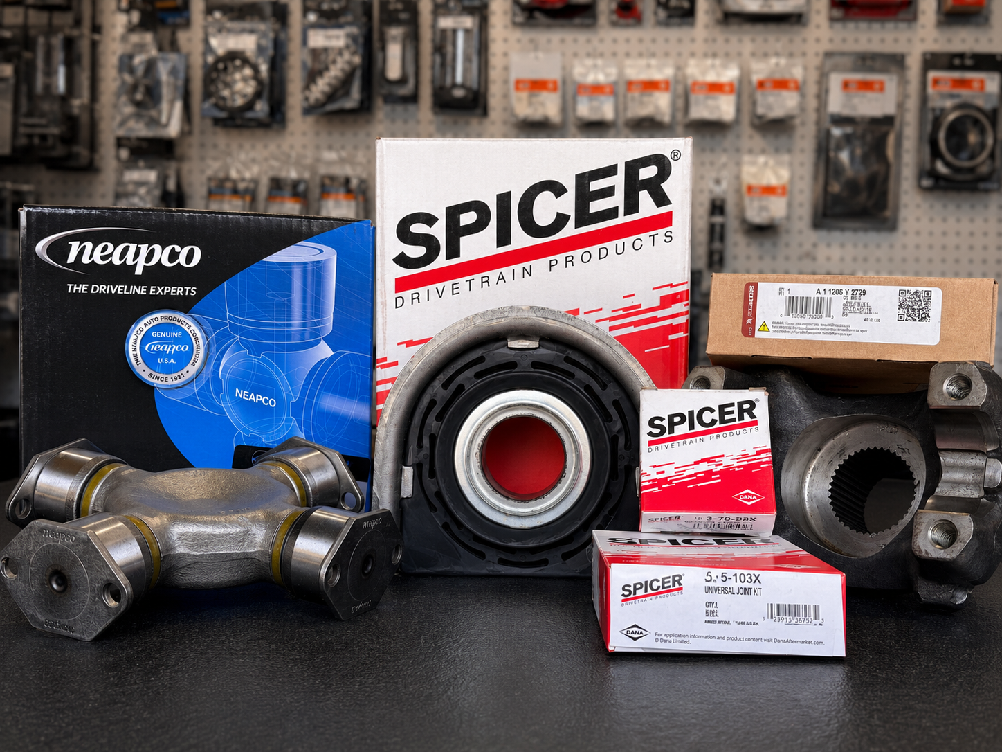 Meritor brake kits and heavy-duty truck brake components.